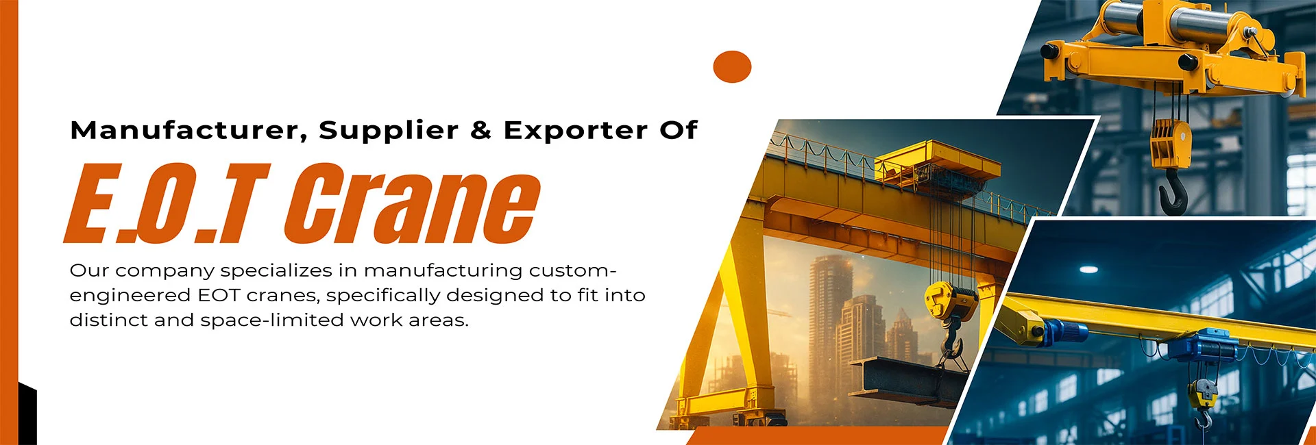 Eot Cranes | EOT crane manufacturer, supplier & exporter - Ahmedabad
